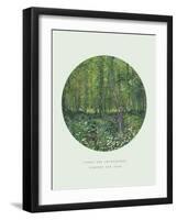 Old Masters, New Circles: Trees and Undergrowth, c.1887-Vincent van Gogh-Framed Art Print