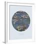 Old Masters, New Circles: Water Lilies (Nympheas), c.1916-Claude Monet-Framed Art Print