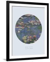 Old Masters, New Circles: Water Lilies (Nympheas), c.1916-Claude Monet-Framed Art Print