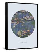 Old Masters, New Circles: Water Lilies (Nympheas), c.1916-Claude Monet-Framed Stretched Canvas