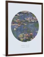 Old Masters, New Circles: Water Lilies (Nympheas), c.1916-Claude Monet-Framed Art Print