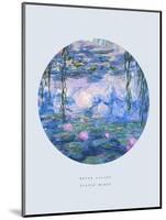 Old Masters, New Circles: Water Lilies (Nympheas), c.1916-Claude Monet-Mounted Art Print