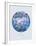 Old Masters, New Circles: Water Lilies (Nympheas), c.1916-Claude Monet-Framed Art Print