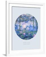 Old Masters, New Circles: Water Lilies (Nympheas), c.1916-Claude Monet-Framed Art Print