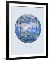 Old Masters, New Circles: Water Lilies (Nympheas), c.1916-Claude Monet-Framed Art Print