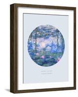 Old Masters, New Circles: Water Lilies (Nympheas), c.1916-Claude Monet-Framed Art Print
