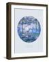 Old Masters, New Circles: Water Lilies (Nympheas), c.1916-Claude Monet-Framed Art Print