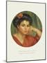 Old Masters, New Circles: Young Woman with a Rose-Pierre-Auguste Renoir-Mounted Giclee Print