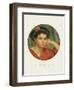 Old Masters, New Circles: Young Woman with a Rose-Pierre-Auguste Renoir-Framed Premium Giclee Print