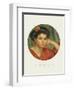 Old Masters, New Circles: Young Woman with a Rose-Pierre-Auguste Renoir-Framed Premium Giclee Print