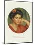 Old Masters, New Circles: Young Woman with a Rose-Pierre-Auguste Renoir-Mounted Premium Giclee Print