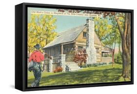 Old Matt's Cabin, Branson, Missouri-null-Framed Stretched Canvas