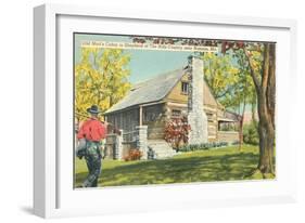 Old Matt's Cabin, Branson, Missouri-null-Framed Art Print