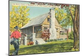 Old Matt's Cabin, Branson, Missouri-null-Mounted Art Print
