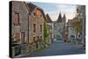 Old Medieval Looking European Street-vitalytitov-Stretched Canvas