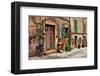 Old Mediterranean Towns Street-null-Framed Art Print