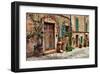 Old Mediterranean Towns Street-null-Framed Art Print