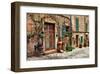 Old Mediterranean Towns Street-null-Framed Art Print