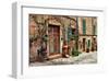 Old Mediterranean Towns Street-null-Framed Art Print