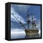 Old Meduse Frigate of the French Navy Navigating the Ocean by Day-Stocktrek Images-Framed Stretched Canvas