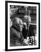 Old Men Playing Chess-null-Framed Photographic Print