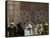 Old Men Talking, Morocco-Pietro Simonetti-Framed Stretched Canvas