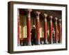 Old Men Turning Prayer Wheels, Tagong Temple, Tagong, Sichuan, China-Porteous Rod-Framed Photographic Print