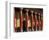 Old Men Turning Prayer Wheels, Tagong Temple, Tagong, Sichuan, China-Porteous Rod-Framed Photographic Print