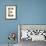 Old Metal Alphabet Letter E-donatas1205-Framed Art Print displayed on a wall