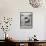 Old Metal Alphabet Letter P-donatas1205-Framed Stretched Canvas displayed on a wall