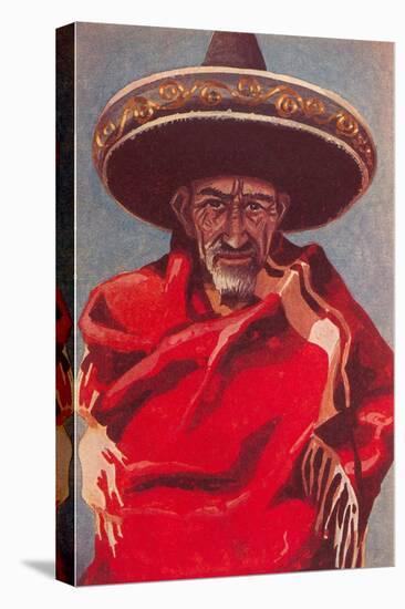 Old Mexican Man-null-Stretched Canvas