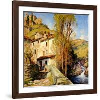 Old Mill at Pelago, Italy, 1913-Willard Leroy Metcalf-Framed Giclee Print