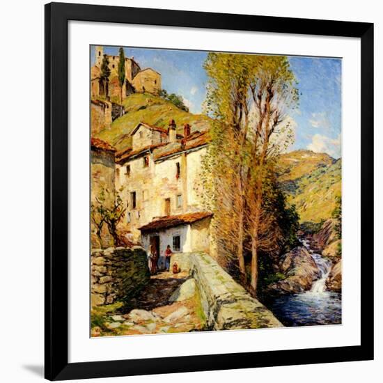 Old Mill at Pelago, Italy, 1913-Willard Leroy Metcalf-Framed Giclee Print