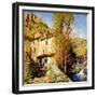 Old Mill at Pelago, Italy, 1913-Willard Leroy Metcalf-Framed Giclee Print