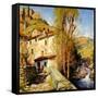 Old Mill at Pelago, Italy, 1913-Willard Leroy Metcalf-Framed Stretched Canvas