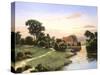 Old Mill Bluestone-Max Hayslette-Stretched Canvas