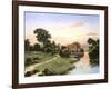 Old Mill Bluestone-Max Hayslette-Framed Giclee Print