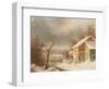 Old Mill in Winter, 1861-George Henry Durrie-Framed Giclee Print