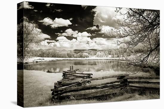 Old Mill Lake-Alan Hausenflock-Stretched Canvas