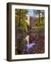 Old Mill Reflection, Chatham, New Jersey-George Oze-Framed Photographic Print