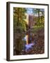 Old Mill Reflection, Chatham, New Jersey-George Oze-Framed Photographic Print