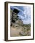 Old Millstones Left at Quarried Edge of Gritstone, Peak District National Park, England-Tony Waltham-Framed Photographic Print