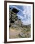 Old Millstones Left at Quarried Edge of Gritstone, Peak District National Park, England-Tony Waltham-Framed Photographic Print