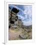 Old Millstones Left at Quarried Edge of Gritstone, Peak District National Park, England-Tony Waltham-Framed Photographic Print