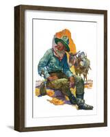 "Old Miner,"April 6, 1929-Edgar Franklin Wittmack-Framed Giclee Print