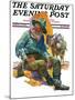 "Old Miner," Saturday Evening Post Cover, April 6, 1929-Edgar Franklin Wittmack-Mounted Giclee Print