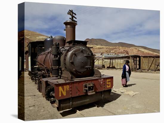 Old Mining Ghost Town of Pulacayo, Famously Linked to Butch Cassidy and Sundance Kid, Bolivia-Simon Montgomery-Stretched Canvas