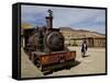 Old Mining Ghost Town of Pulacayo, Famously Linked to Butch Cassidy and Sundance Kid, Bolivia-Simon Montgomery-Framed Stretched Canvas