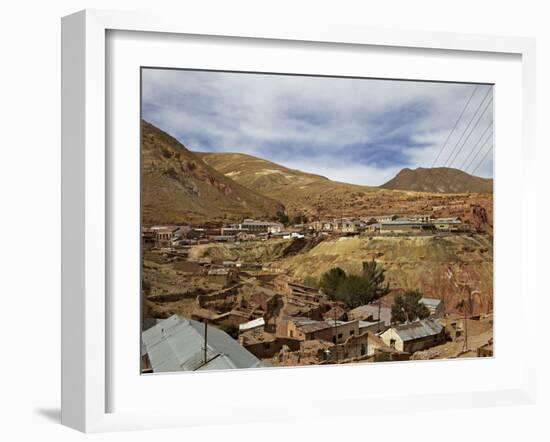 Old Mining Ghost Town of Pulacayo, Famously Linked to Butch Cassidy and Sundance Kid, Bolivia-Simon Montgomery-Framed Photographic Print
