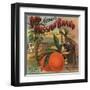 Old Mission Brand - Placentia, California - Citrus Crate Label-Lantern Press-Framed Art Print